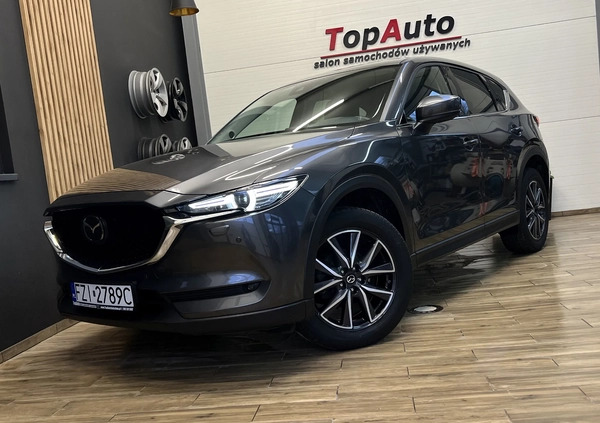 Mazda CX-5 cena 102900 przebieg: 62000, rok produkcji 2017 z Puszczykowo małe 742